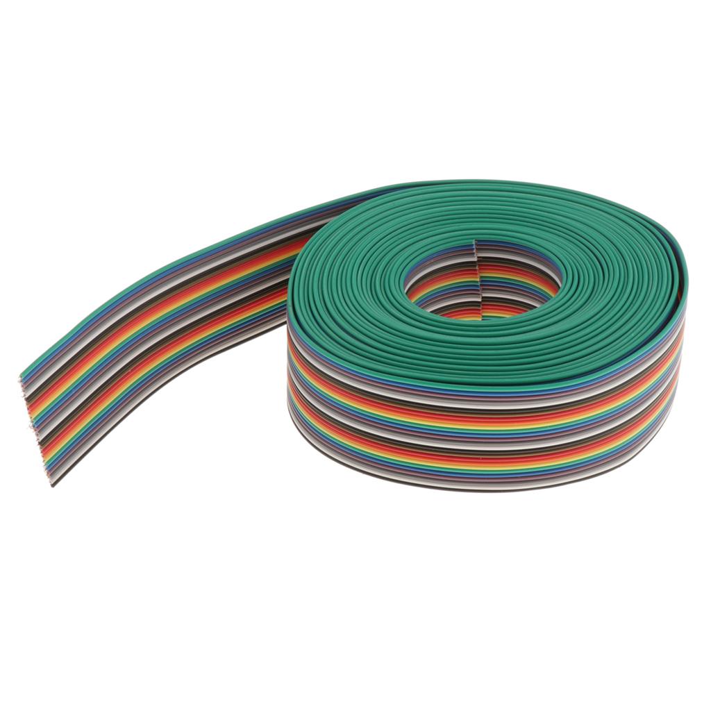26P Rainbow Ribbon Cable 5M 3.2CM