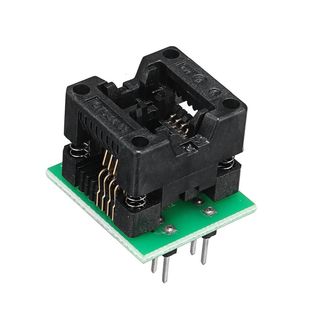 For EEPROM BIOS Programmer CH341A + SOIC8 Clip + 1.8V Adapter+SOIC8 Adapter