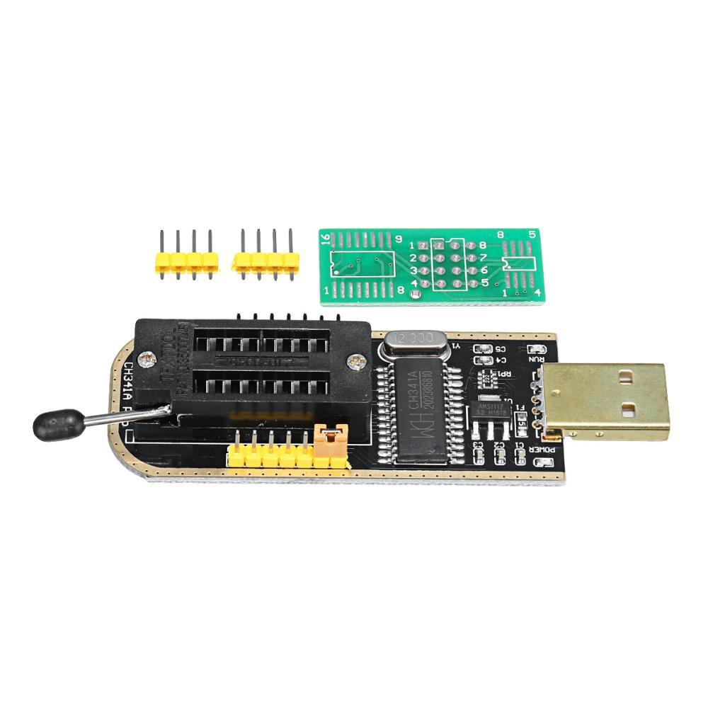For EEPROM BIOS Programmer CH341A + SOIC8 Clip + 1.8V Adapter+SOIC8 Adapter