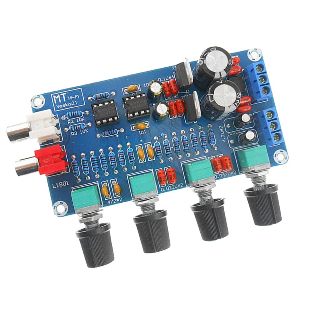 NE5532 Preamp Pre amplifier Tone Module 3P Double Channel Volume Board