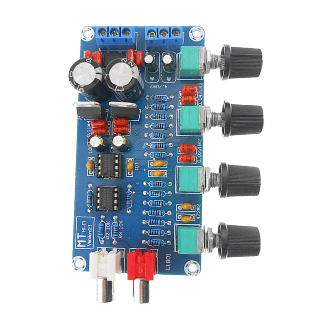 NE5532 Preamp Pre amplifier Tone Module 3P Double Channel Volume Board