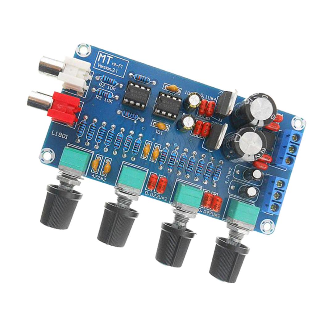 NE5532 Preamp Pre amplifier Tone Module 3P Double Channel Volume Board