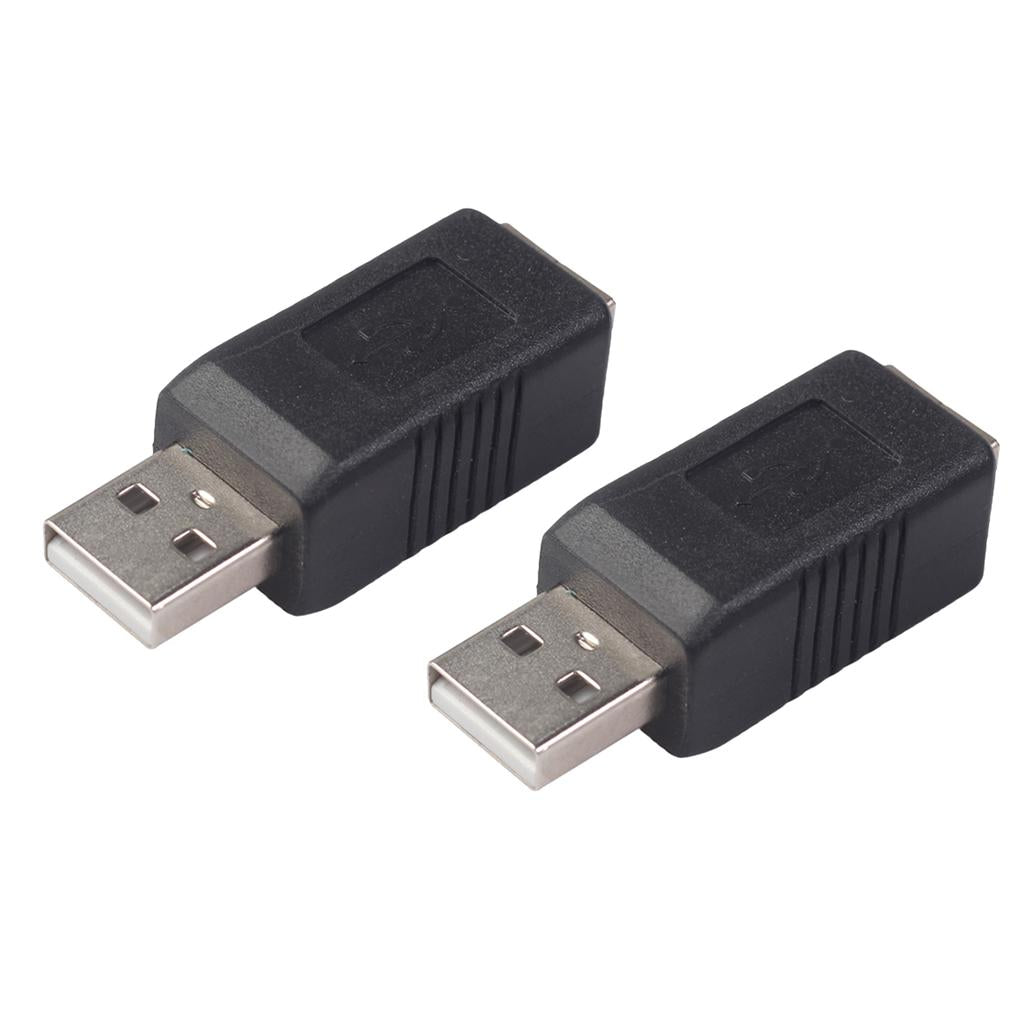 2xUSB Printer Port Type A Male USB Type B Female Connector Adapter Converter