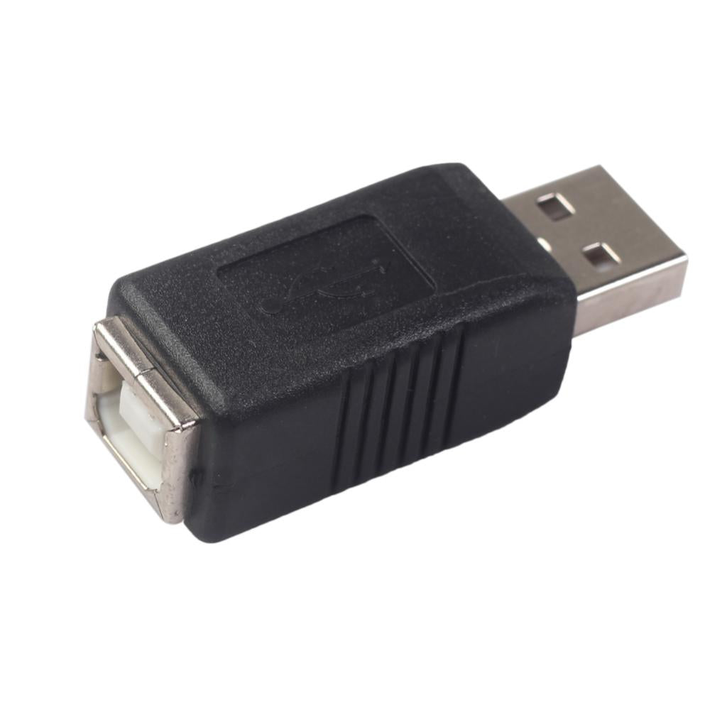 2xUSB Printer Port Type A Male USB Type B Female Connector Adapter Converter