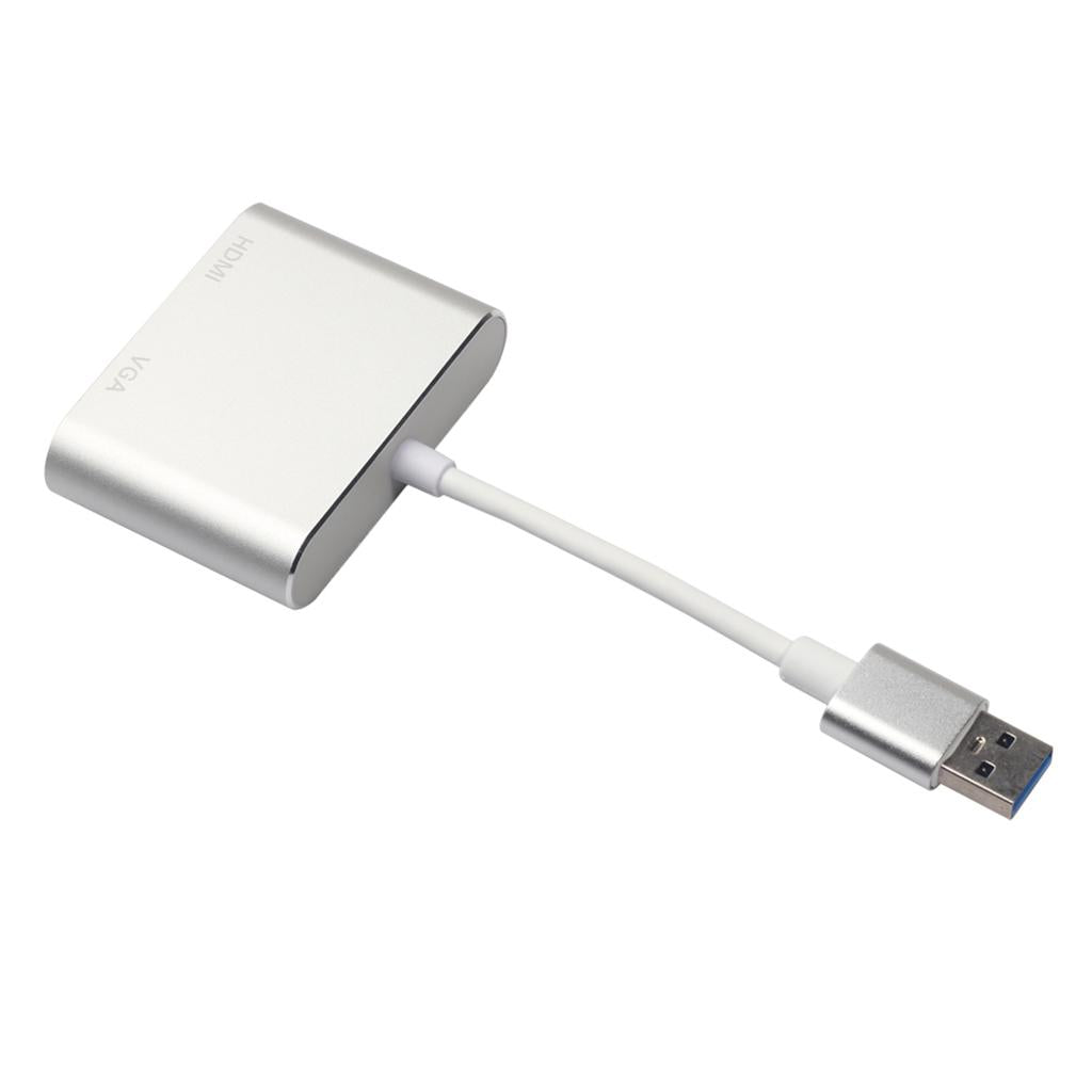 USB 3.0 to HDMI / VGA HDTV Adapter Cable External Graphics Card Converter
