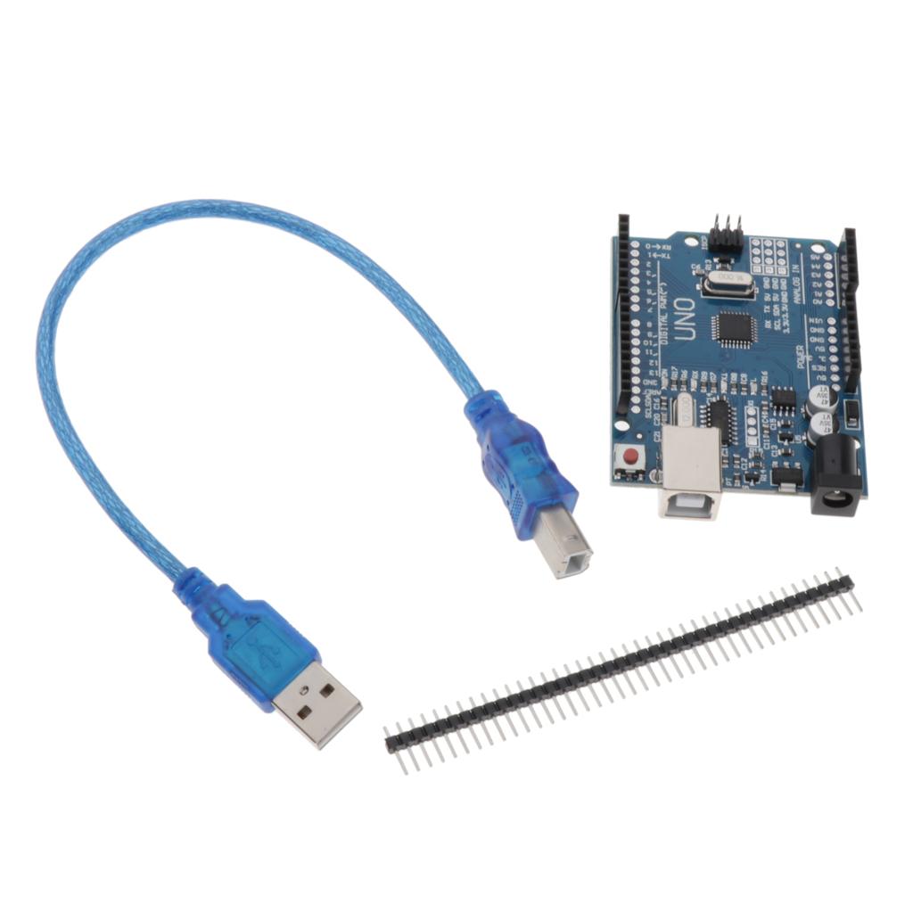 UNO R3 Development Board ATmega328P CH340 With Straight Pin Header W/Cable