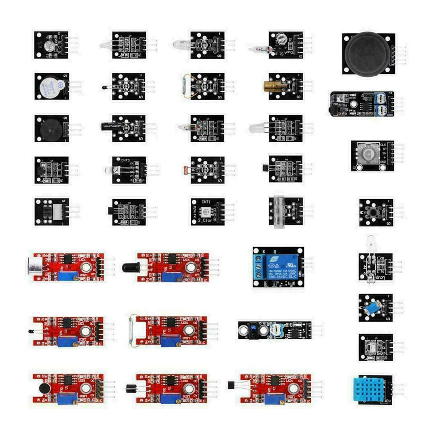 NEW Upgraded Version 45pcs Sensor Modules Starter Kit for Computer Accs Boxed