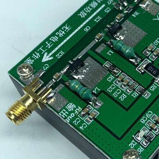 10MHz-500MHZ-1.5W-FM-UHF-RF-Power-Amplifier-with-Heatsink-for-Ham-Radio