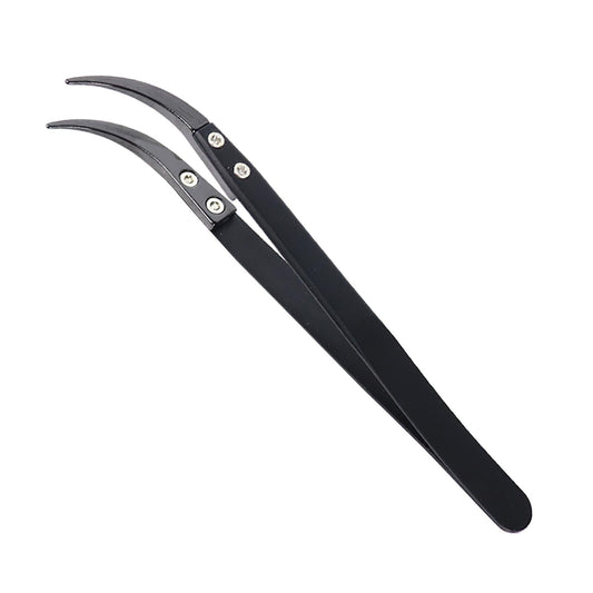 Ceramic Tweezers Maintenance Tool for Soldering Point Circuit Board Welding Big Curved Tips