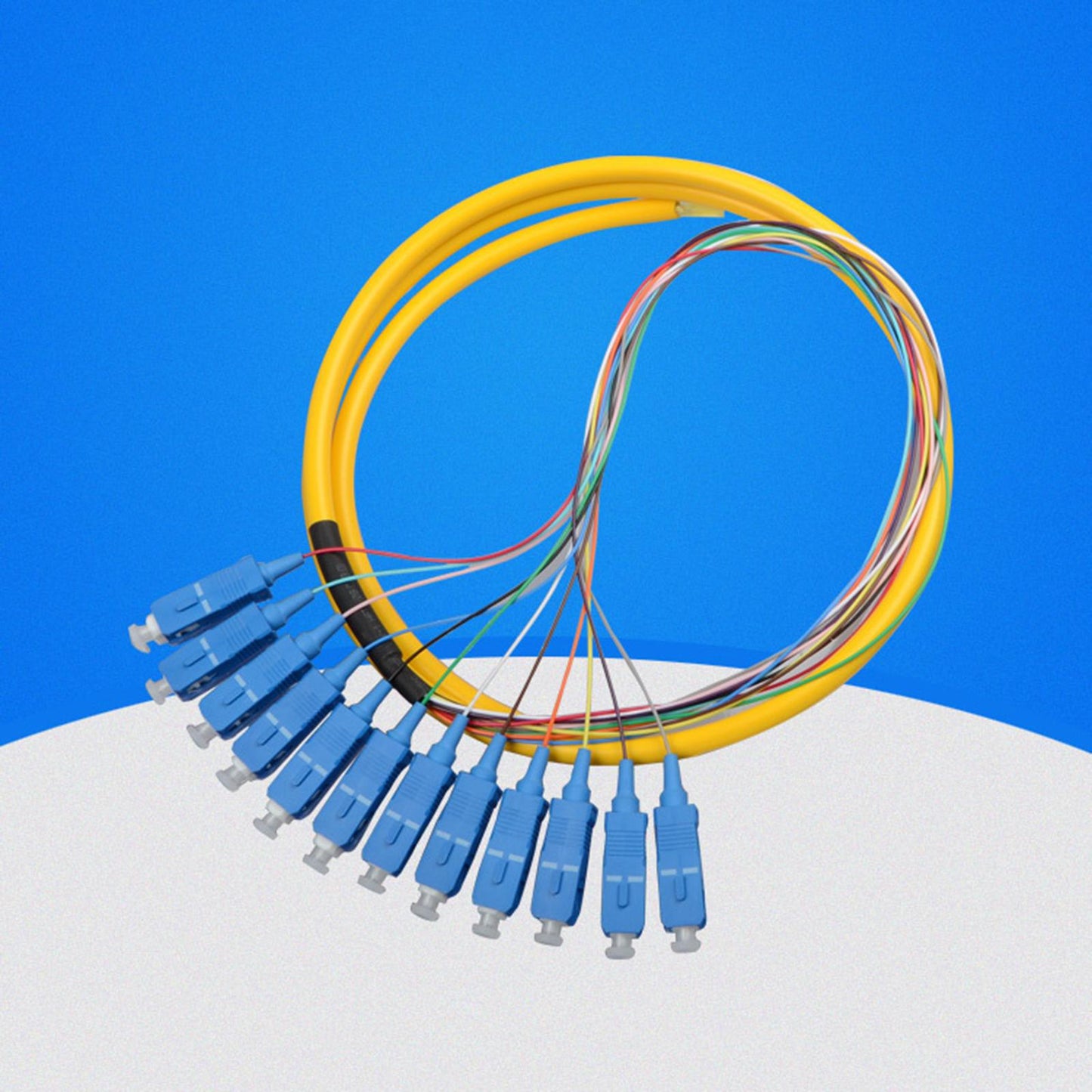 Fiber Optic Cable Tail Fiber 1.5M 5 ft for Optical Fiber Local Area Network