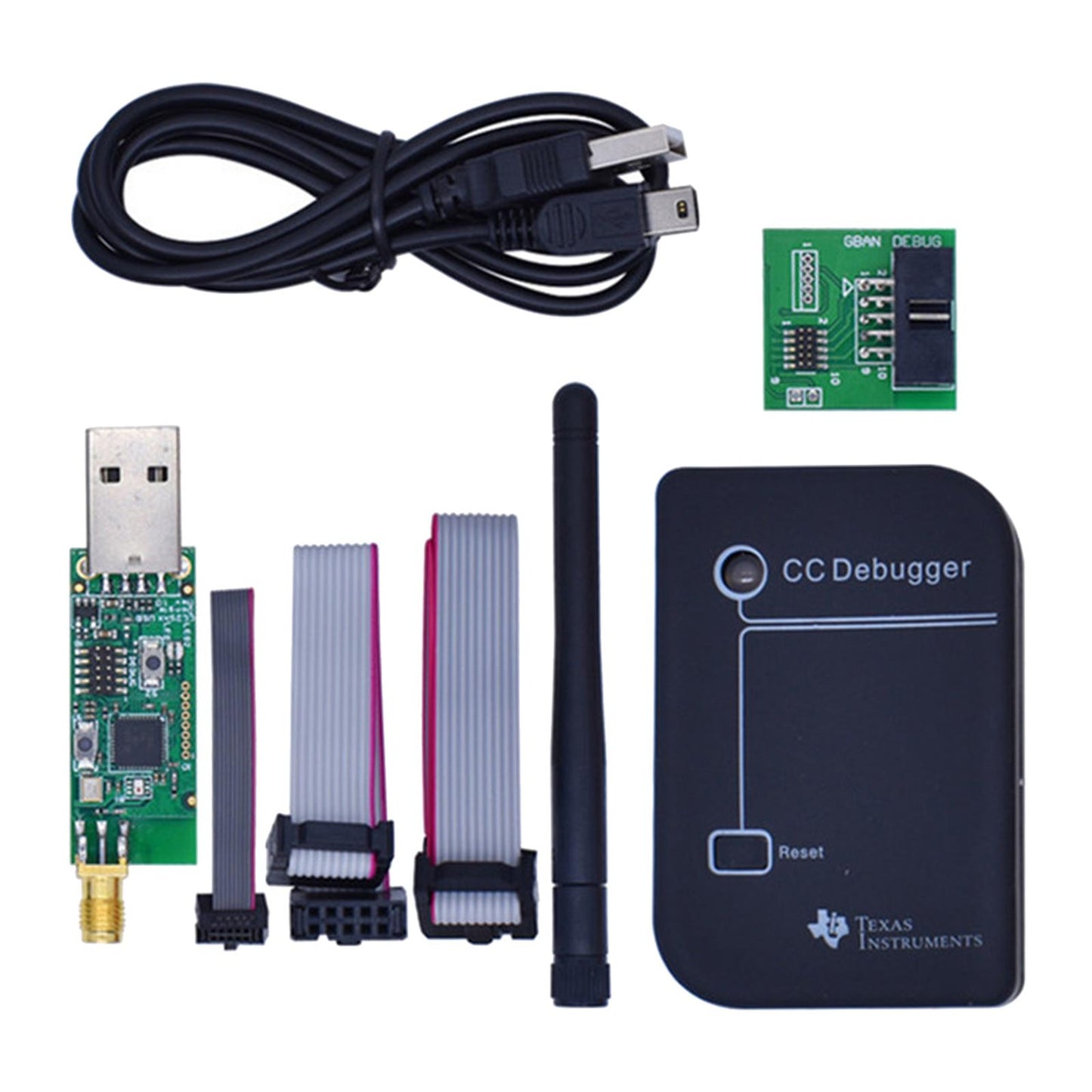 cc debugger Adapter Cable for cc2531 Simulation System for Packetsniffer CC2540