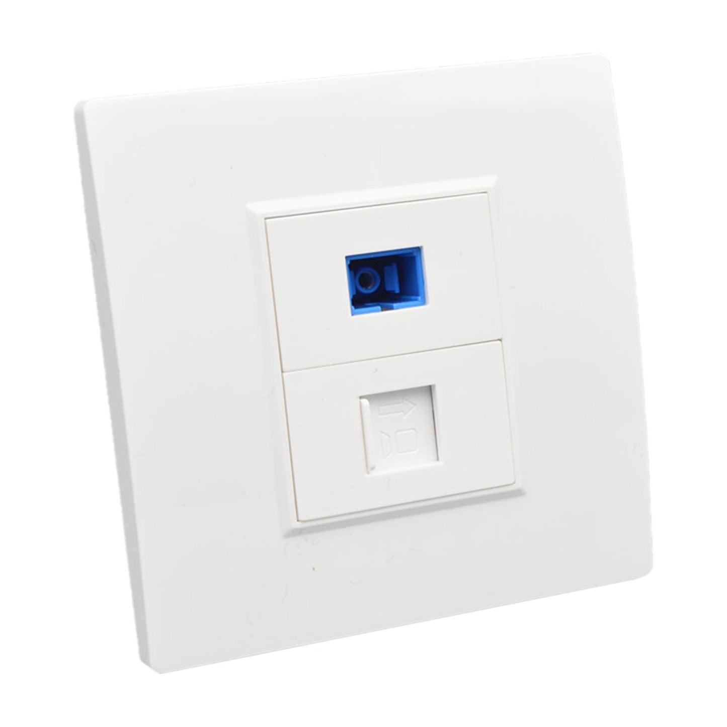 Ethernet Wall Plate Outlet Fittings Easy Installation for Cable Installation