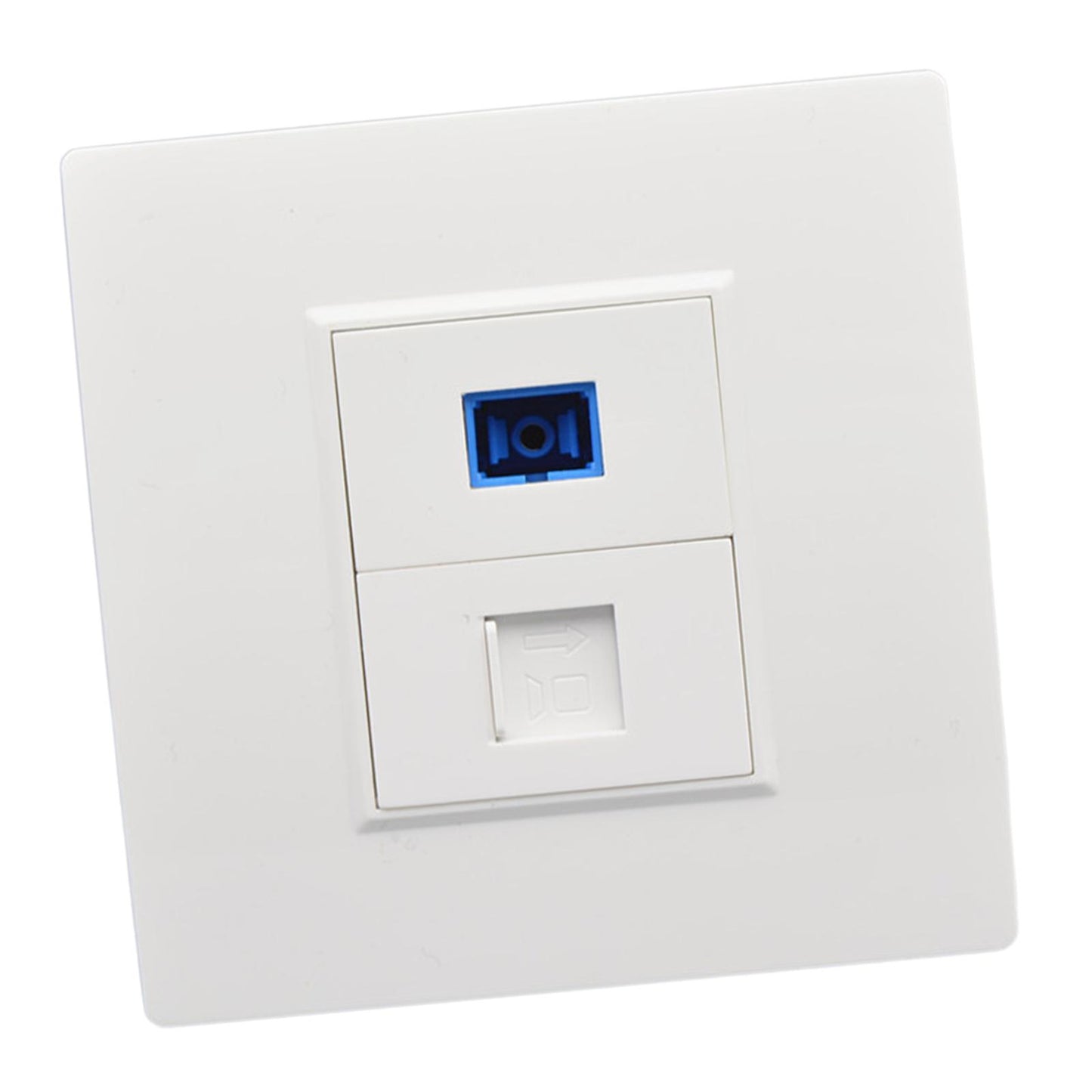 Ethernet Wall Plate Outlet Fittings Easy Installation for Cable Installation