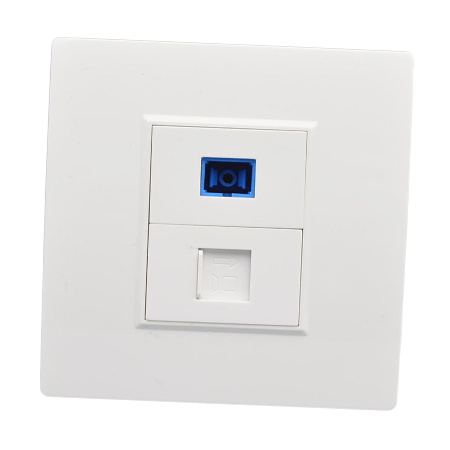 Ethernet Wall Plate Outlet Fittings Easy Installation for Cable Installation