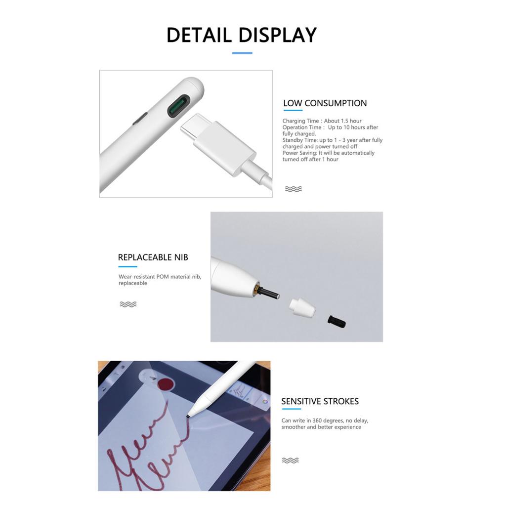 Multi purpose Capacitive Pen Touch Screen Stylus Pencil Tablet Phone PC Pen