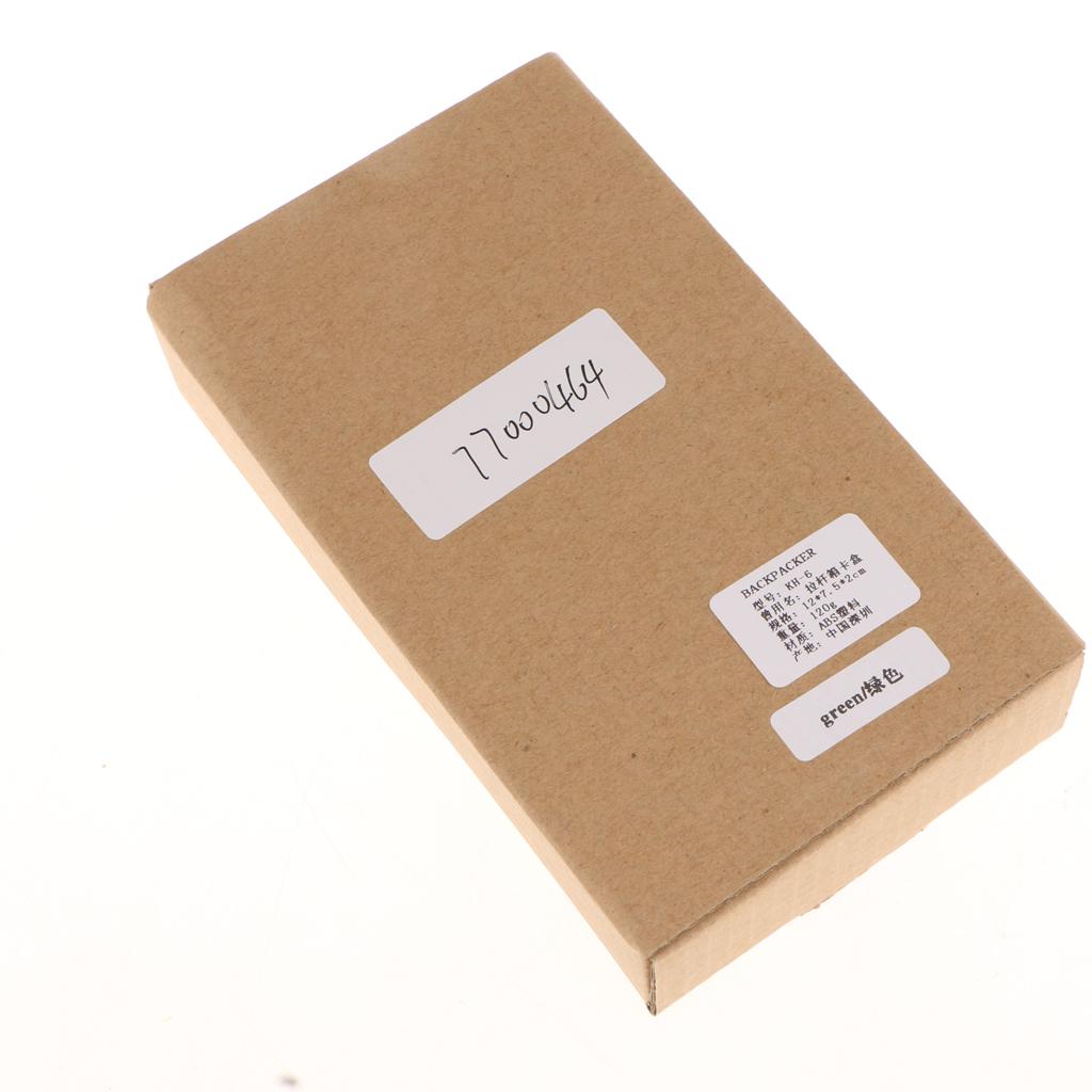 24 Slots Memory Card Case Carrying Holder Storage Box for CF Cards & TF Cards & SD Cards Green