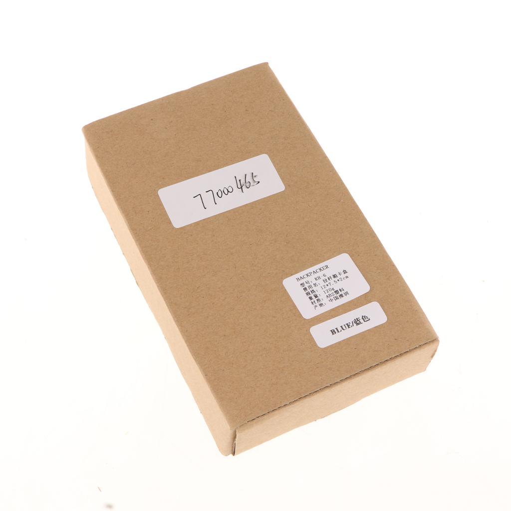 24 Slots Memory Card Case Carrying Holder Storage Box for CF Cards & TF Cards & SD Cards Blue