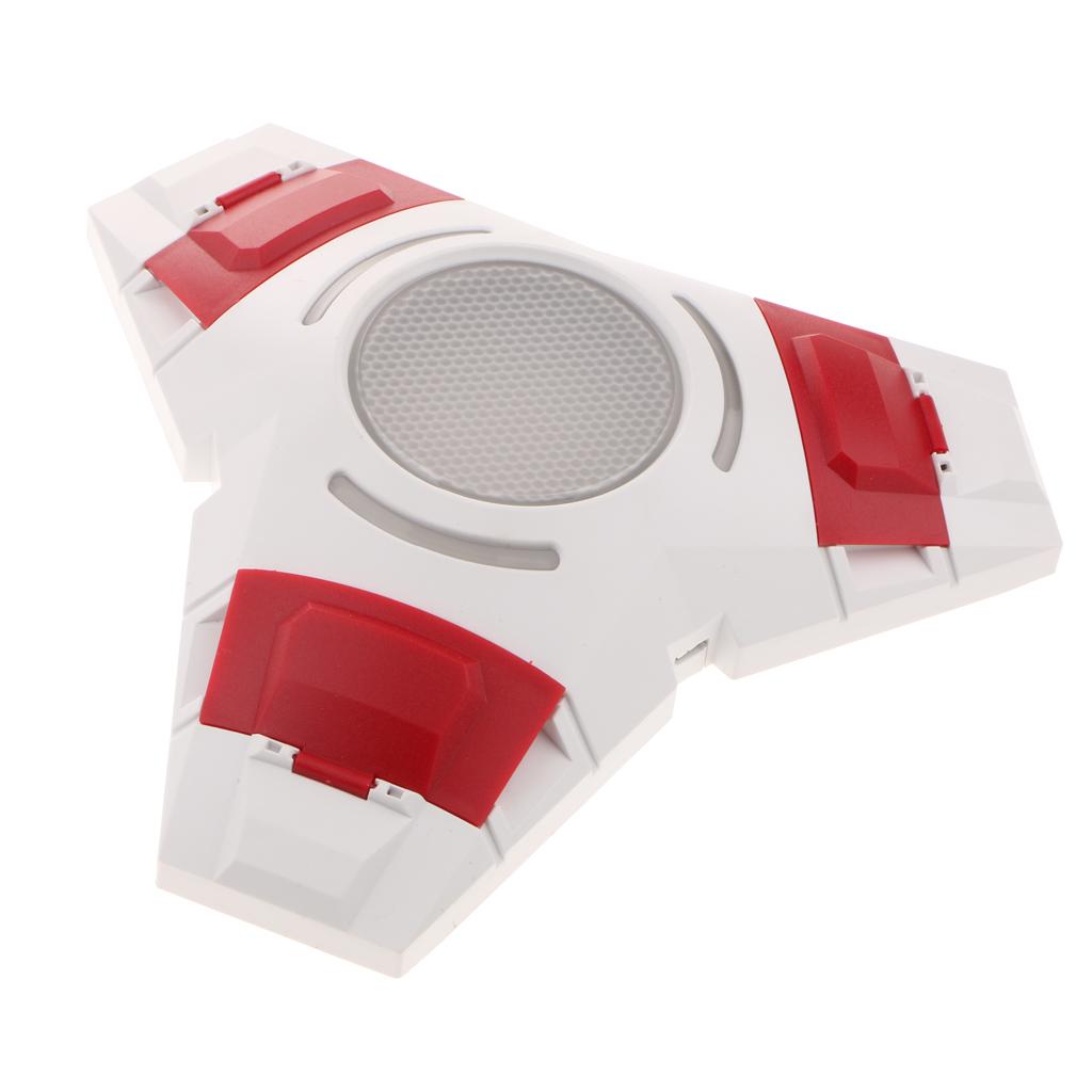 Triangle Charger Dock Triple Charging Stand for Sony PS4 Controller White