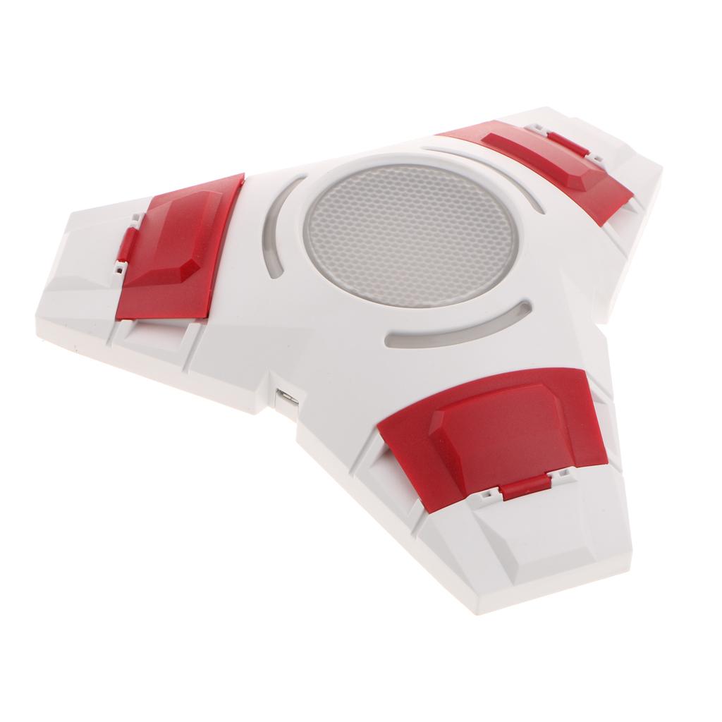 Triangle Charger Dock Triple Charging Stand for Sony PS4 Controller White