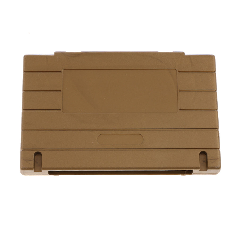 Video Game Cassette Shell Box for Super Nintendo Entertainment System Golden