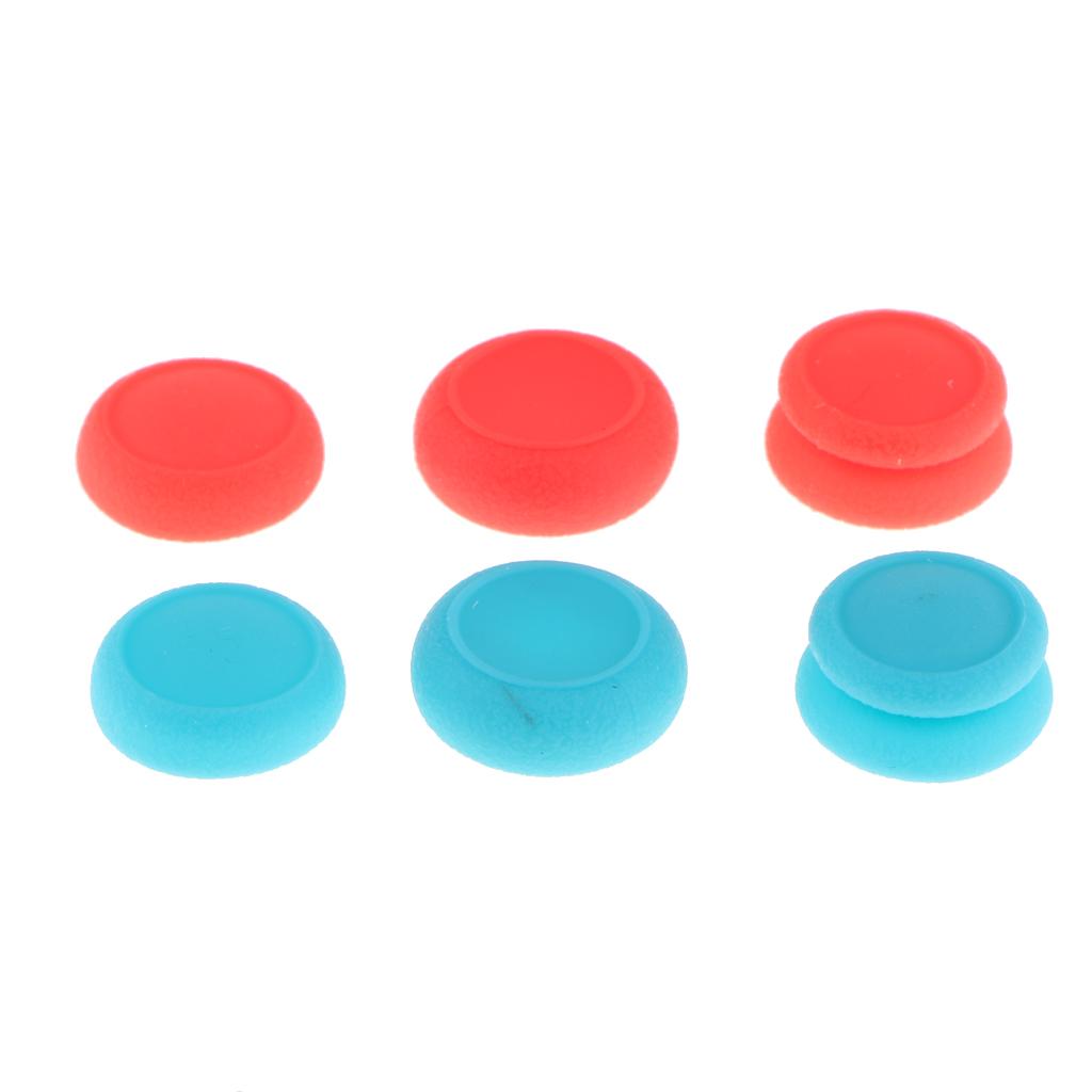 Thumb Stick Grip Cap Analog Stick Cover for Nintendo Switch NS red blue