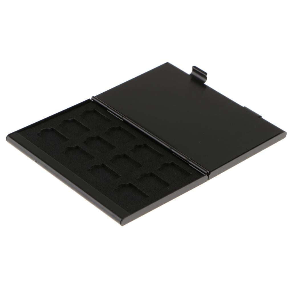 24-Pcs-TF-Slots-Aluminum-Alloy-Memory-Card-Storage-Box-Protect-Holder-Black