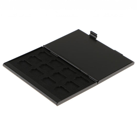 24-Pcs-TF-Slots-Aluminum-Alloy-Memory-Card-Storage-Box-Protect-Holder-Black