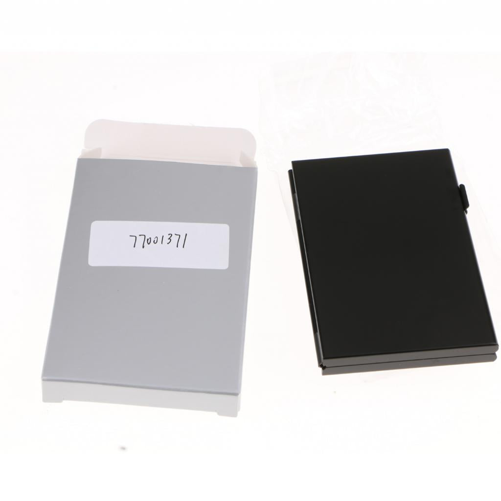 24 Pcs TF Slots Aluminum Alloy Memory Card Storage Box Protect Holder Black