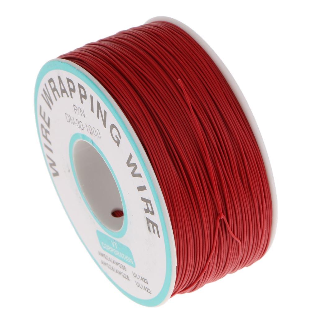 70mm Wire Wrapping Wire Tin Plated Copper Cable for XBOX360 PS2 WII red