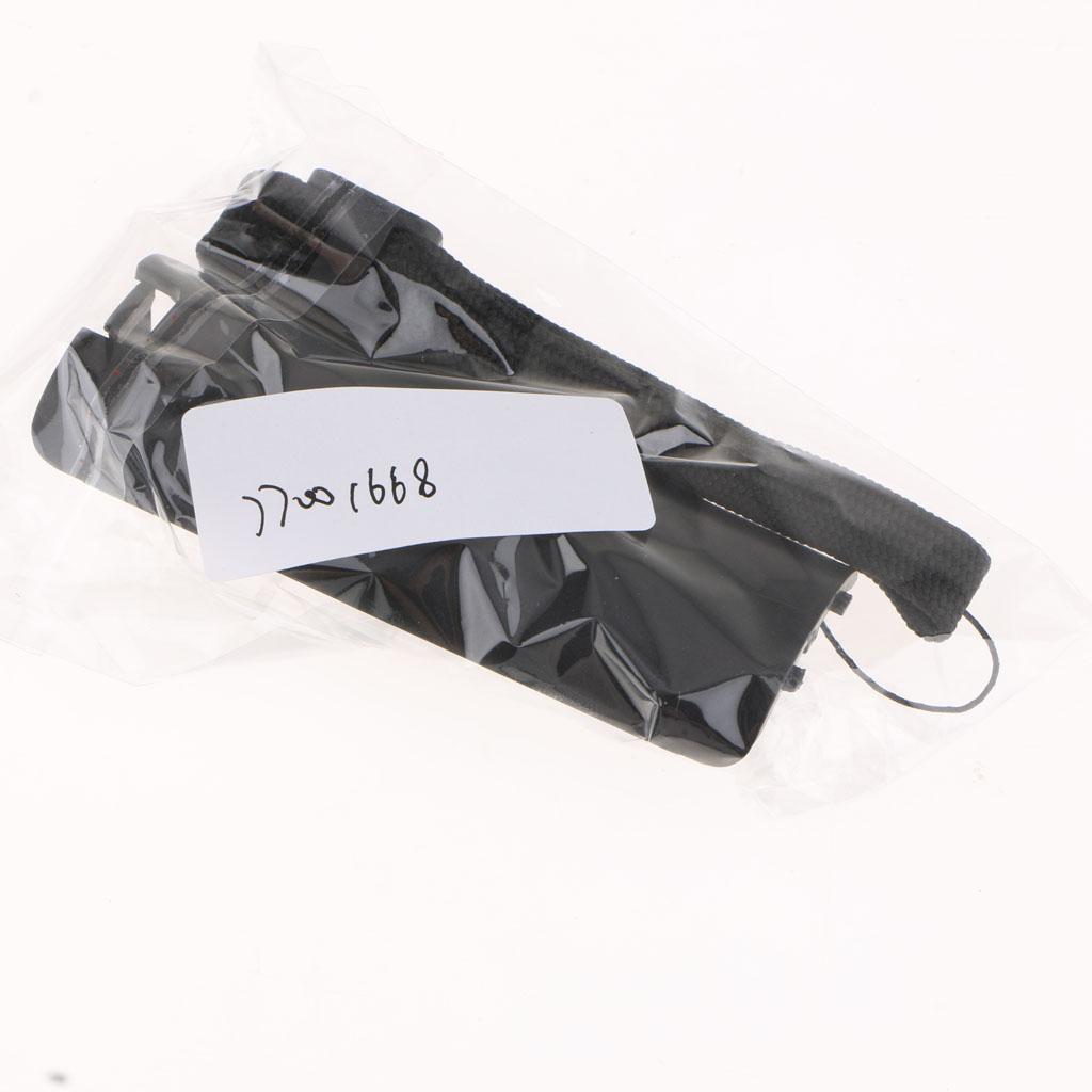 Battery Cover Back Door Case Lid + Wrist Strap for Wii Remote Control Black