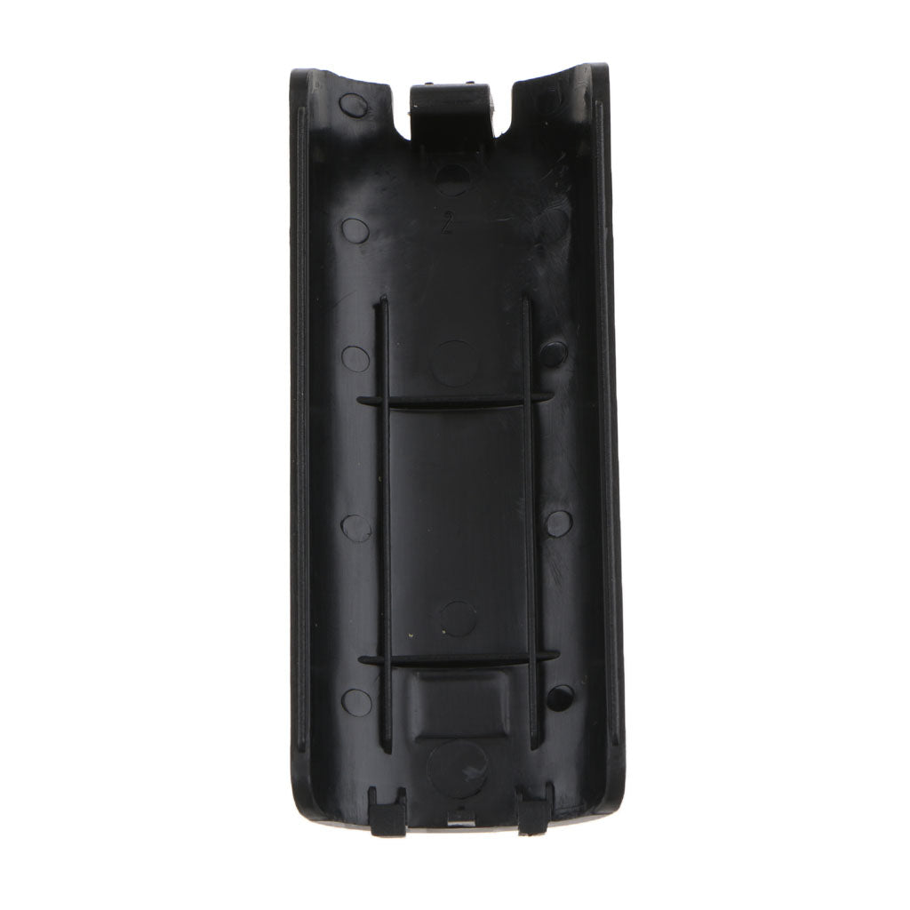 Battery Cover Back Door Case Lid + Wrist Strap for Wii Remote Control Black