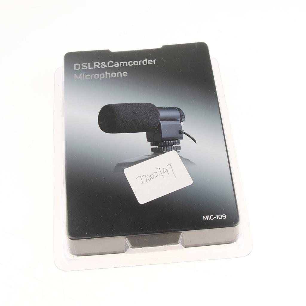 MIC 109 Professional External Stereo Microphone for Nikon Canon DV Camcorder