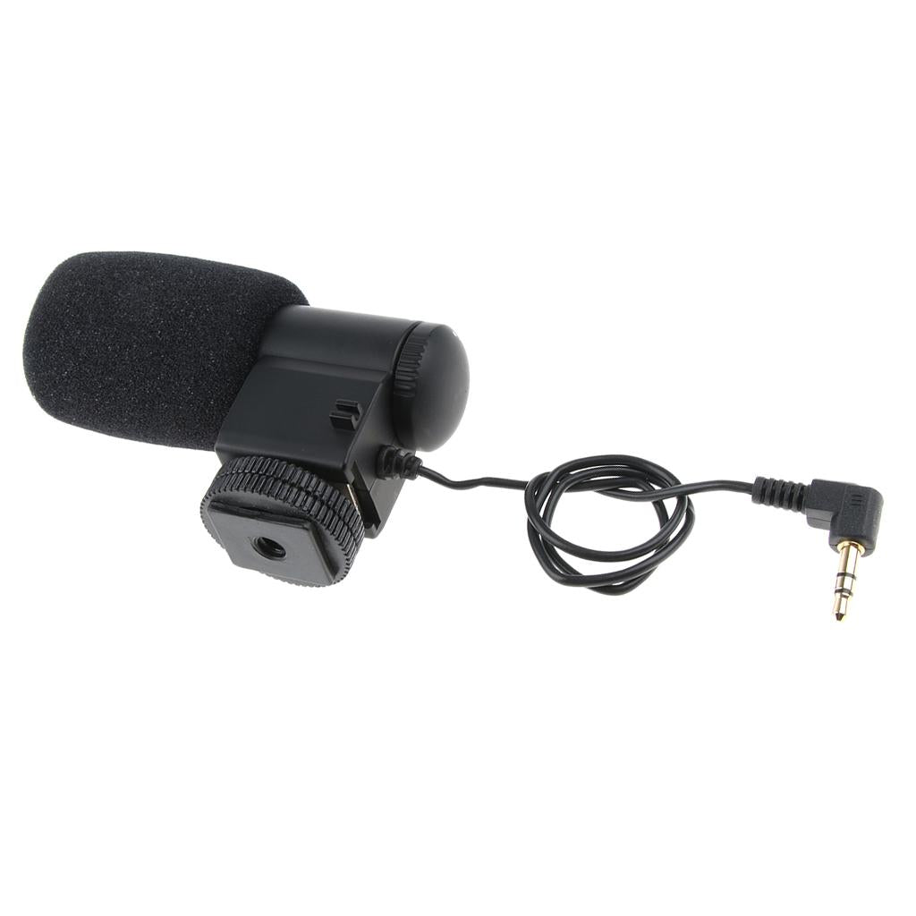 MIC 109 Professional External Stereo Microphone for Nikon Canon DV Camcorder
