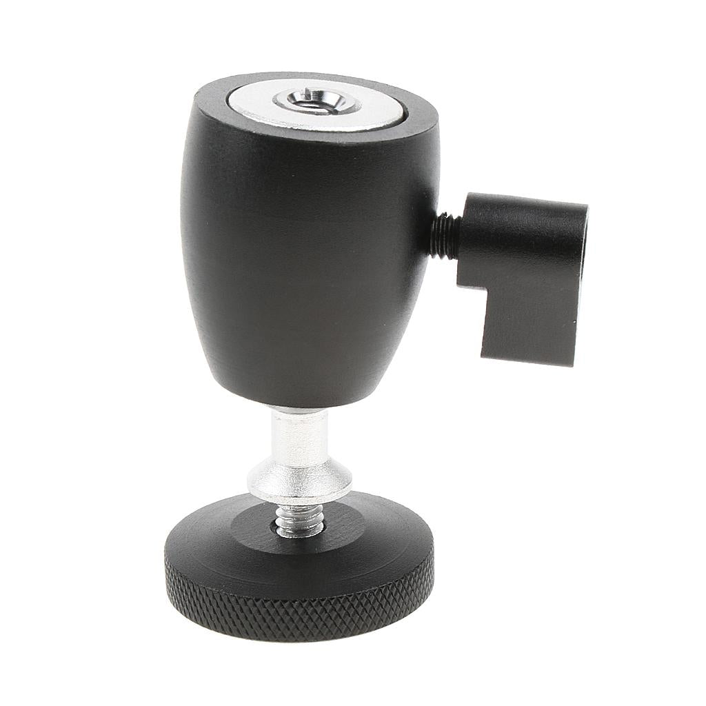 360 Degree Swivel Ball Head Tripod Monopod Mount Bracket Stand Holder Small