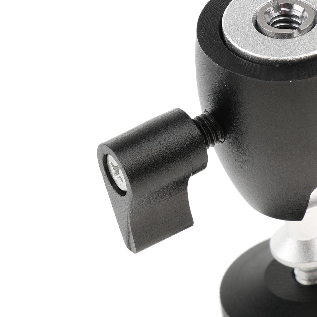 360 Degree Swivel Ball Head Tripod Monopod Mount Bracket Stand Holder Small