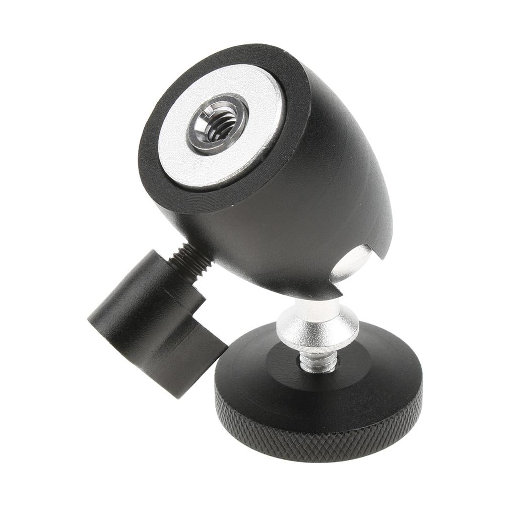 360 Degree Swivel Ball Head Tripod Monopod Mount Bracket Stand Holder Small