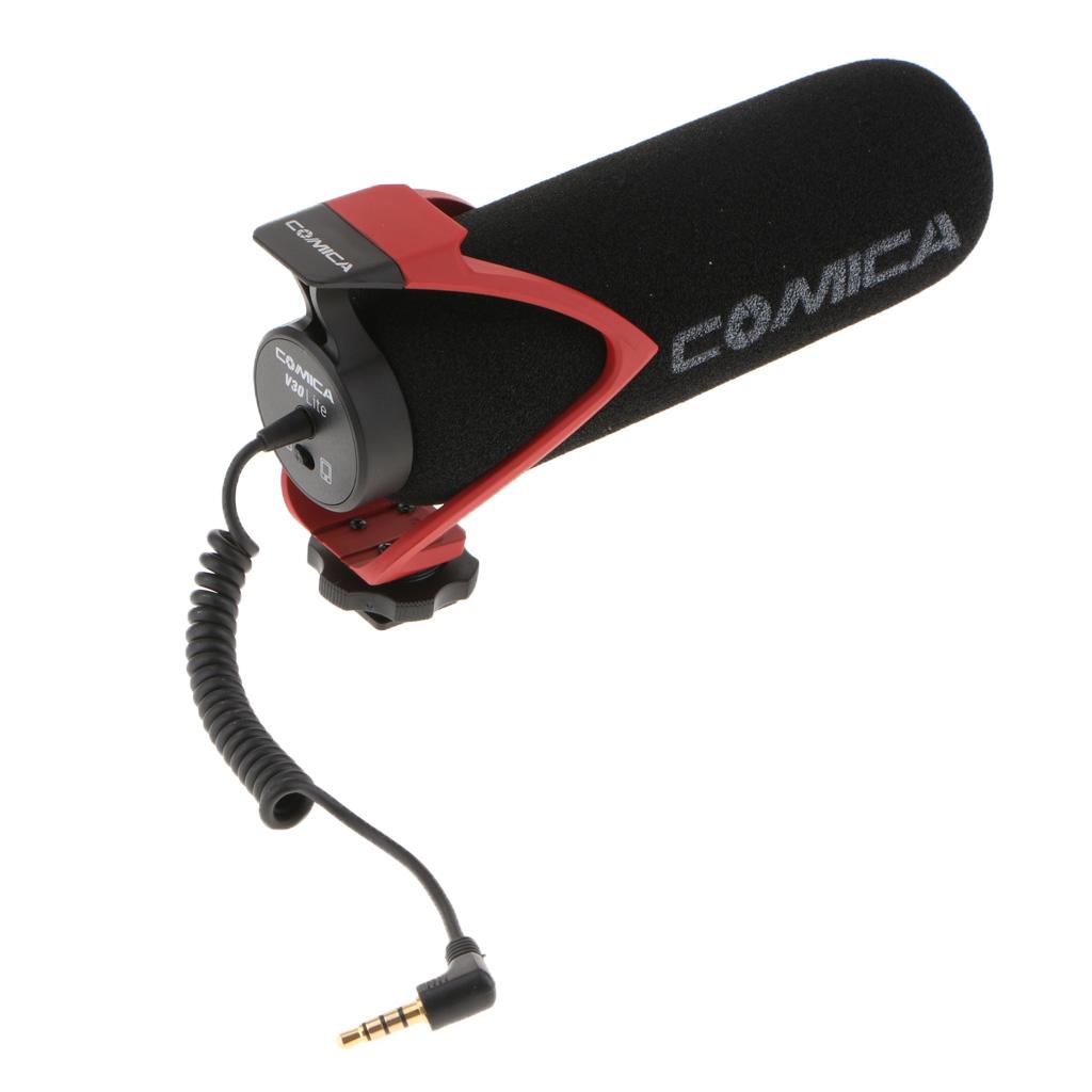 Comica CVM V30Lite Video Microphone Super Cardioid Directional Condenser Mic