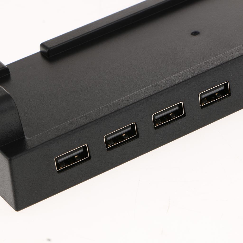 USB 2.0 Hub Dock Vertical Stand for Nintendo Switch