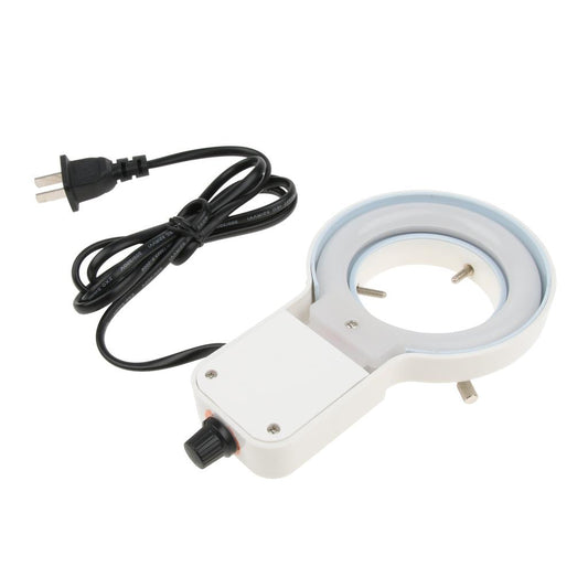 Adjustable Ring Lamp Microscope LED Light with Cover 60mm Inner Diameter 3W