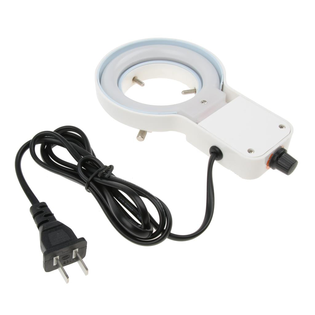 Adjustable Ring Lamp Microscope LED Light with Cover 60mm Inner Diameter 3W