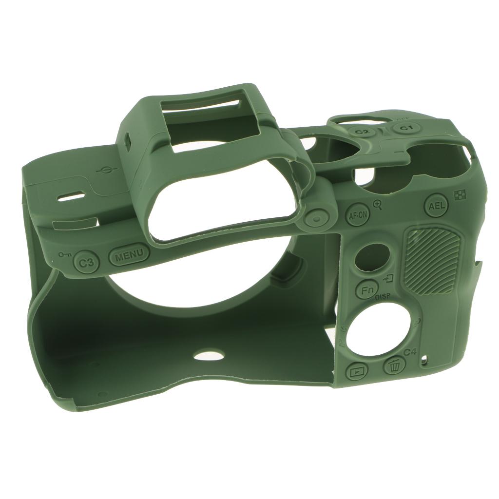 Silicone Case Cover Skin Protector Housing Shell for Sony A7 RIII Green