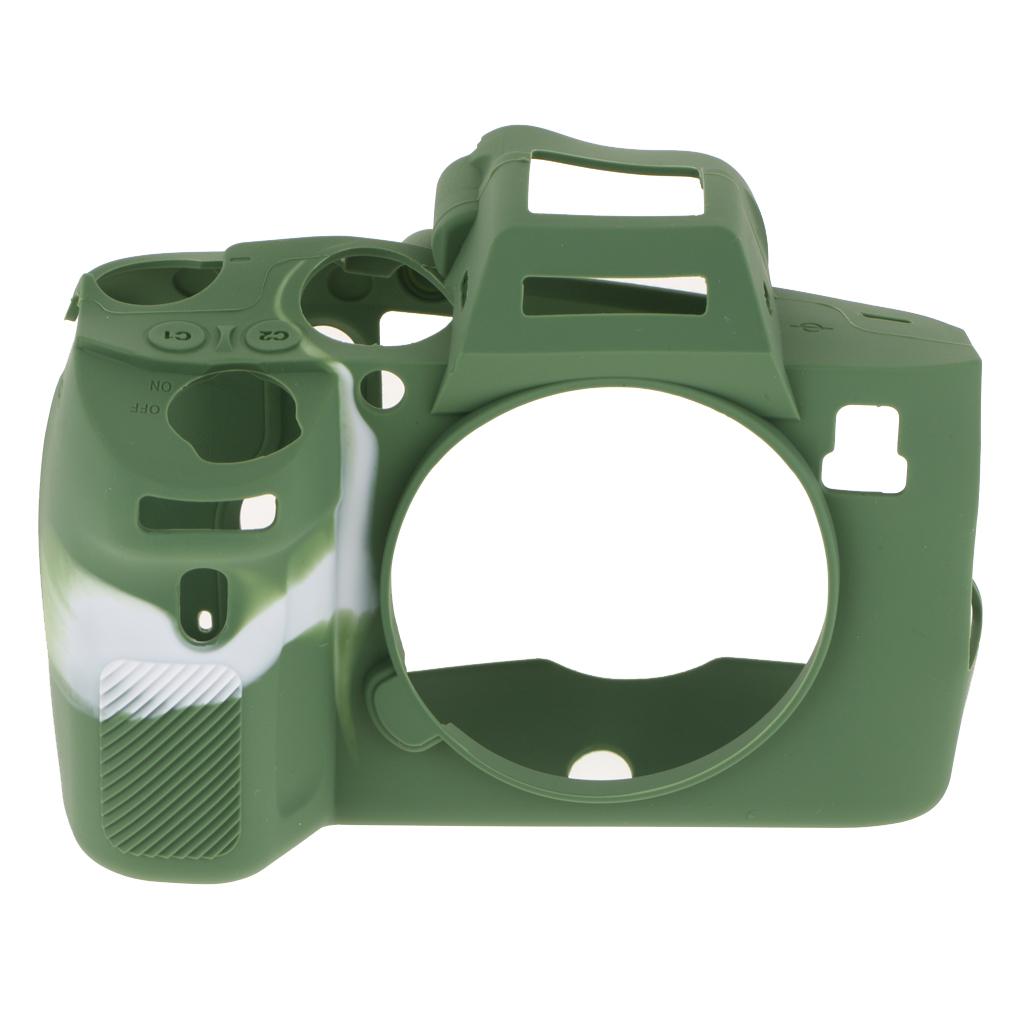 Silicone Case Cover Skin Protector Housing Shell for Sony A7 RIII Green