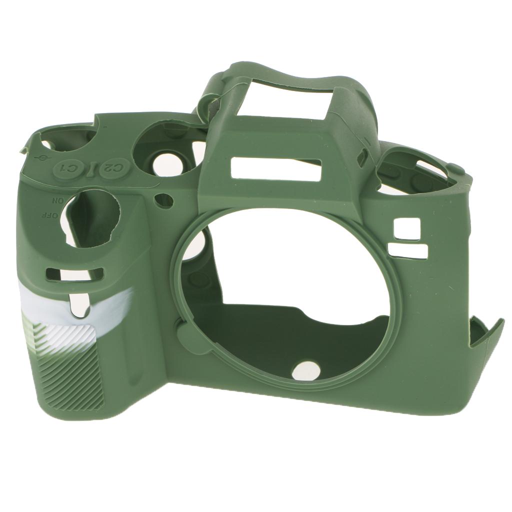 Silicone Case Cover Skin Protector Housing Shell for Sony A9 ILCE 9 Green