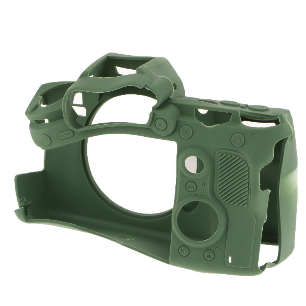 Silicone Case Cover Skin Protector Housing Shell for Sony A9 ILCE 9 Green