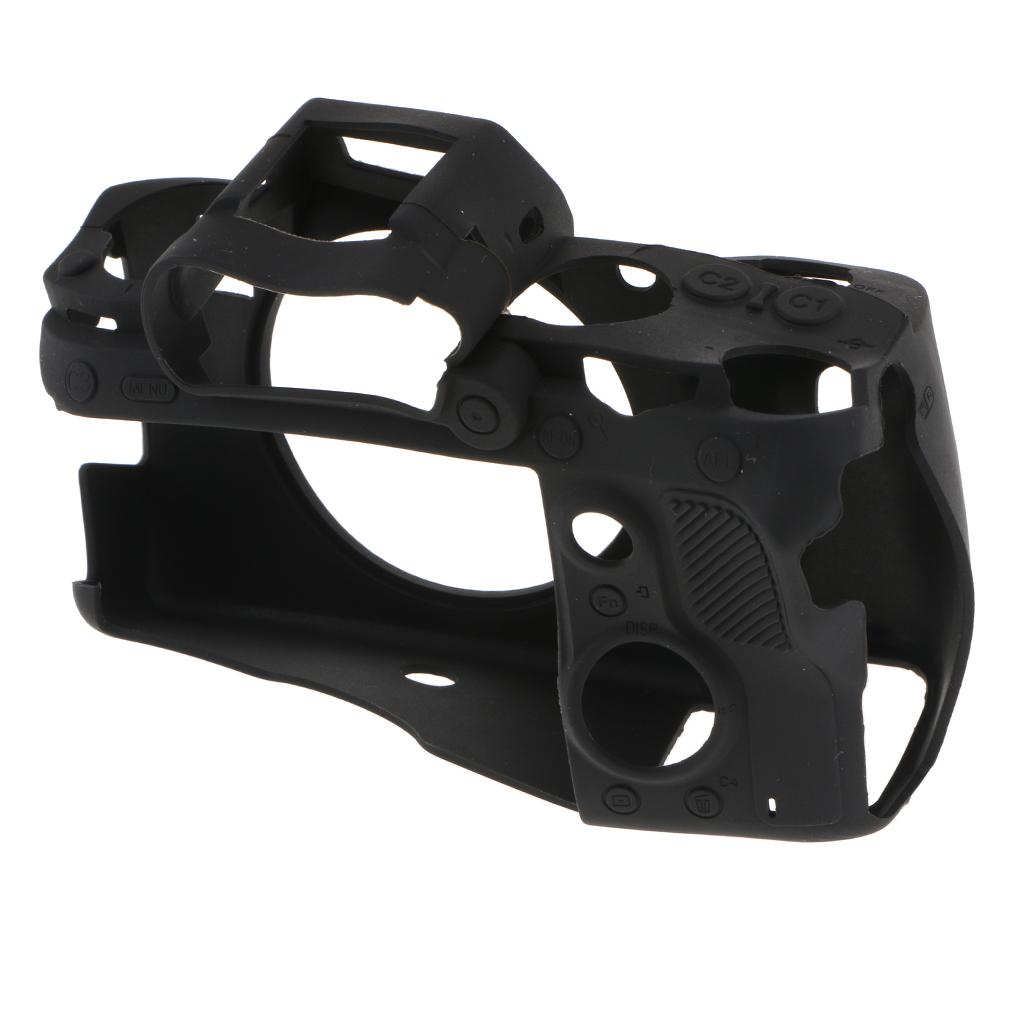 Silicone Case Cover Skin Protector Housing Shell for Sony A9 ILCE 9 Black