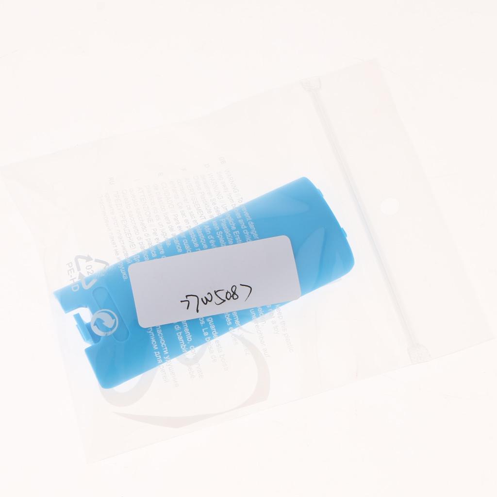 Replacement Battery Cover Back Door Lid for Wii U Remote Controller Blue