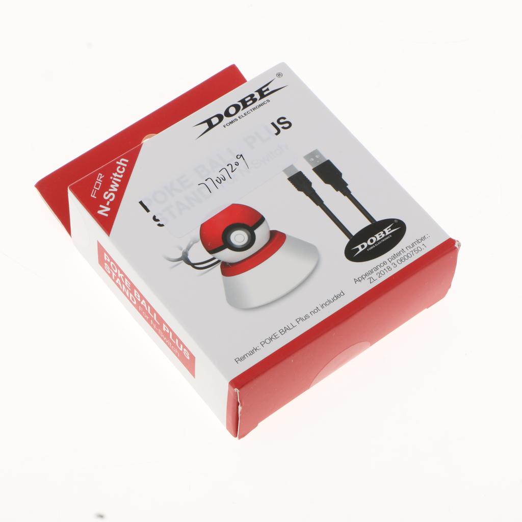 For Nintendo Switch Poke Ball Plus Controller Charging Station Charger Dock
