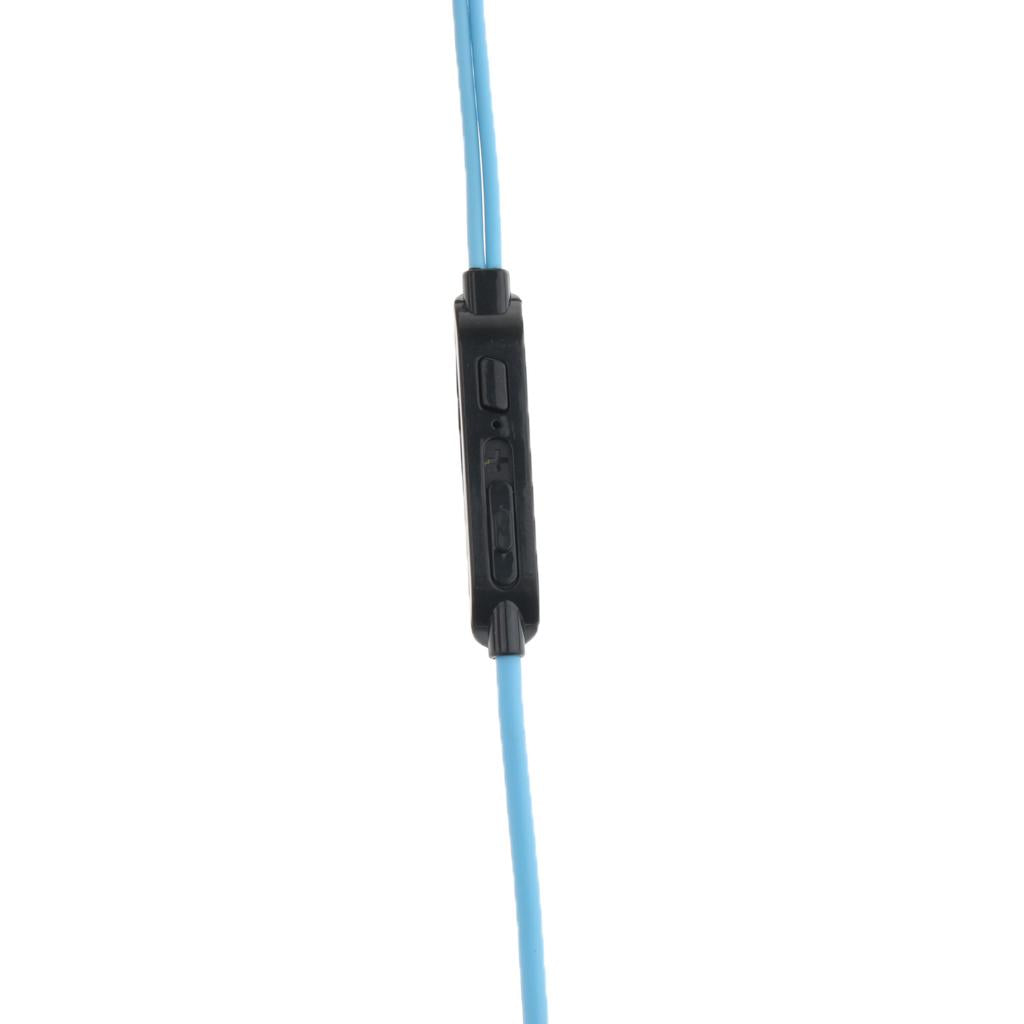 Gaming Earphones Earbuds Headphones with Microphone and Volume Control For PUBG Mobile, PS4, Xbox One, Nintendo Switch (Blue)