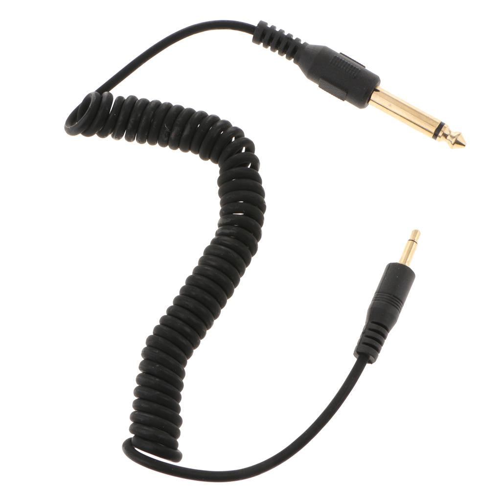 3.5mm to 6.35mm Male Plug Flash PC Sync Cable Cord for FS350 FS520 RF 16NE