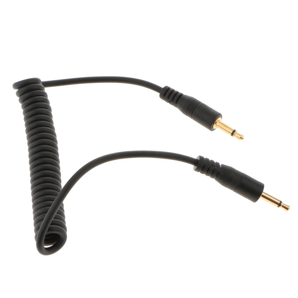 3.5mm to 3.5mm Male Plug Flash PC Sync Cable Cord for FS350 FS520 RF 16NE